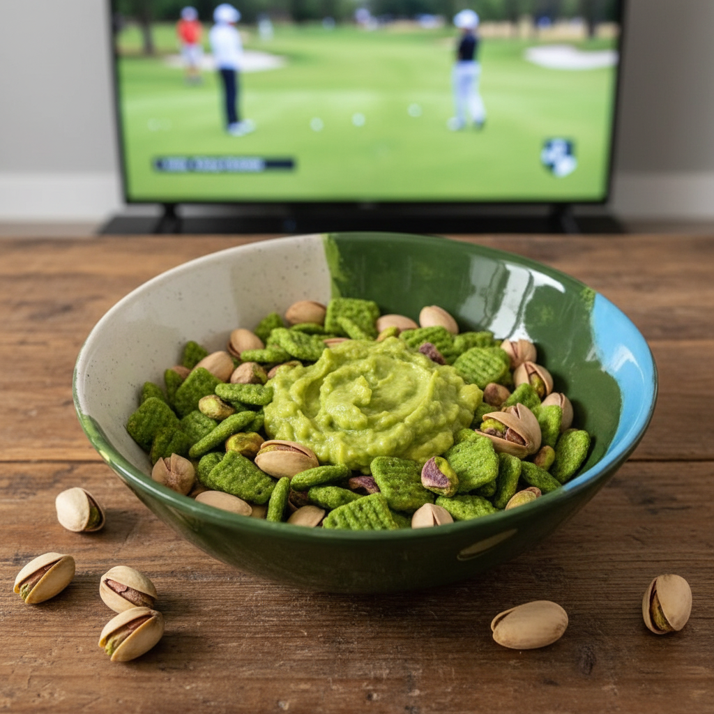 Hand-Painted Golf Bowl