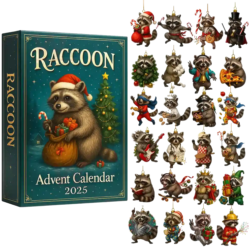 2025 Raccoon Advent Calendar: The Trash Panda Takeover