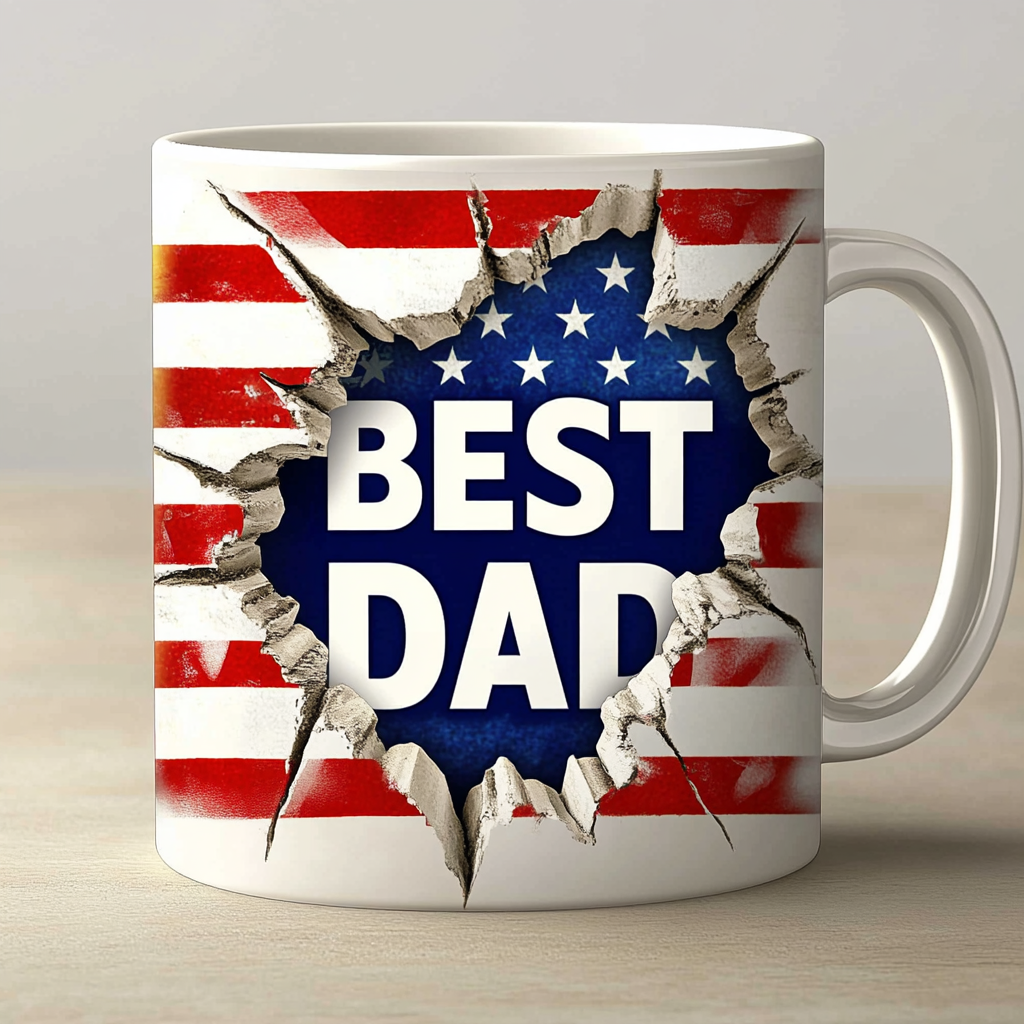 🥰USA Best Dad Coffee Mug