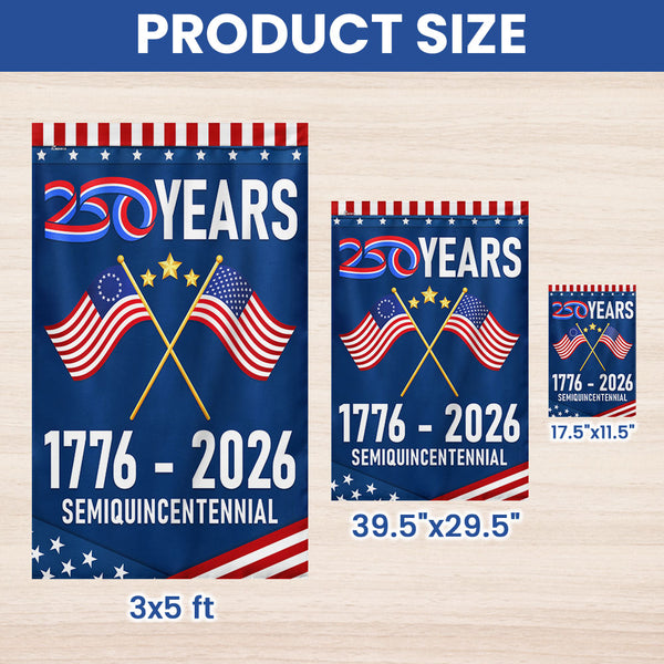 America 250th Anniversary US Semiquincentennial Flag
