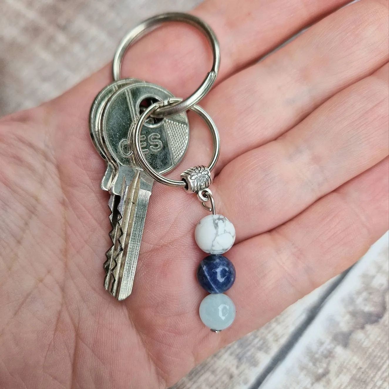 💖Healing Gemstone Keychain