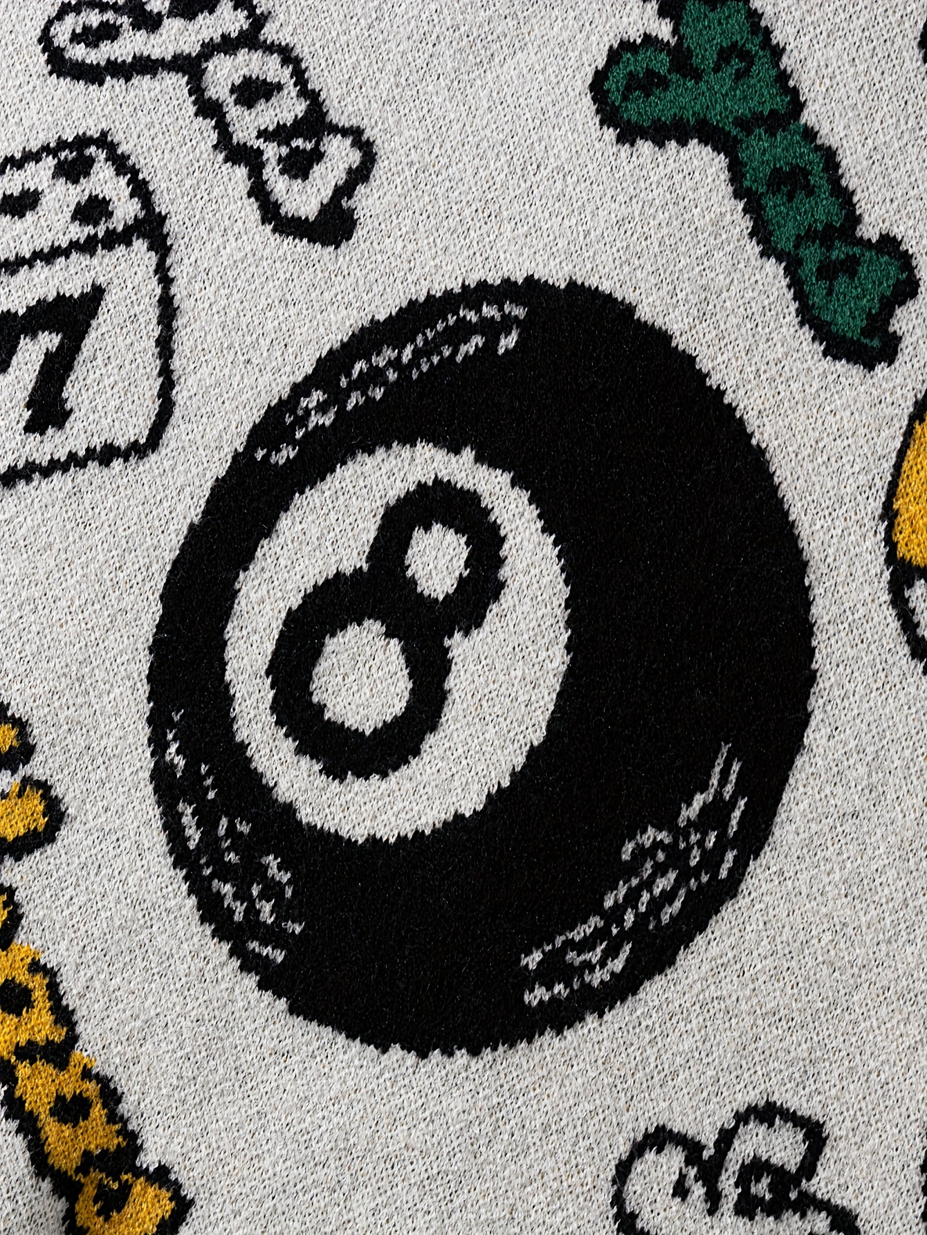 Las Vegas Casino Themed Knit Sweater