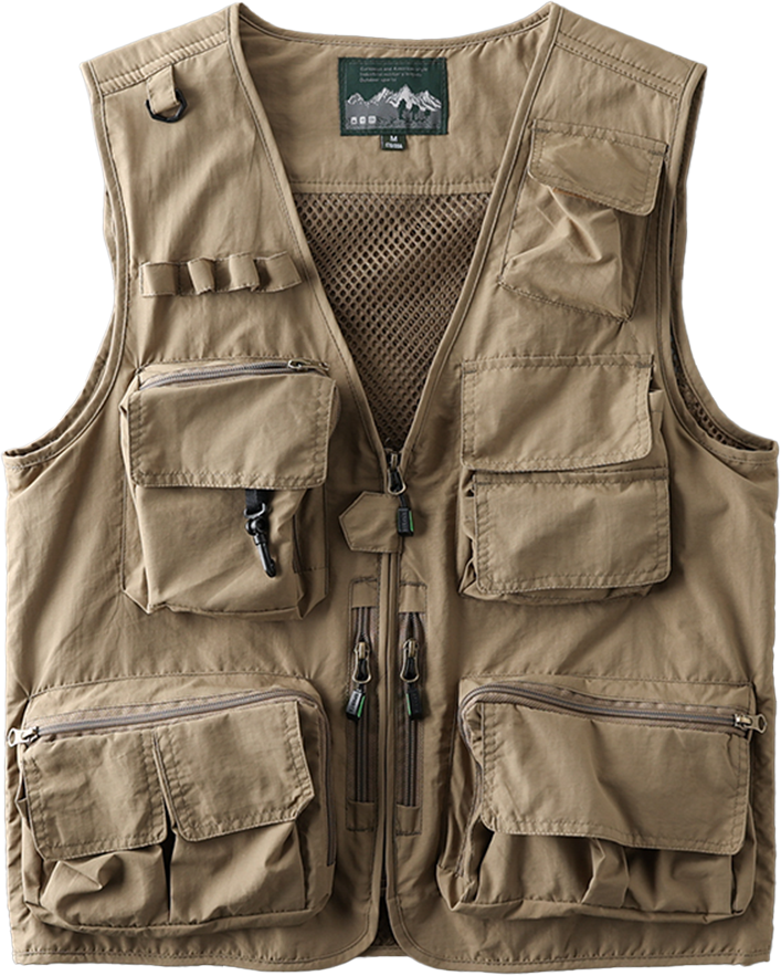 Men's Outdoor Hiking Camping Multifunctional Tactical Vest Workwear Gilet