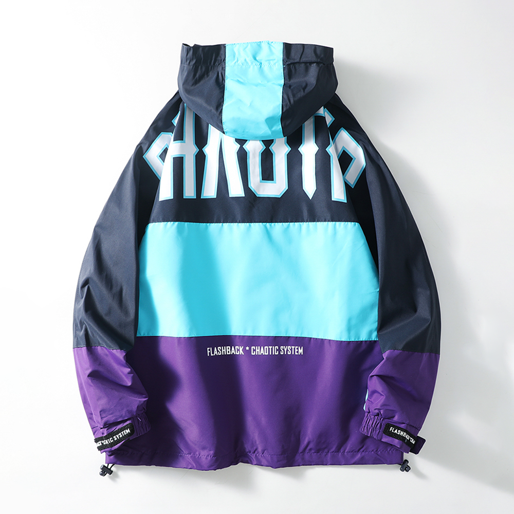 Workwear Half-Zip Hooded Parka Jacket