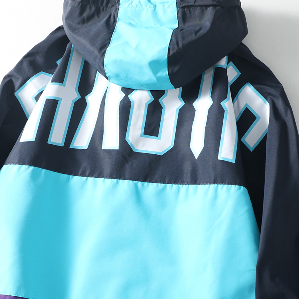 Workwear Half-Zip Hooded Parka Jacket