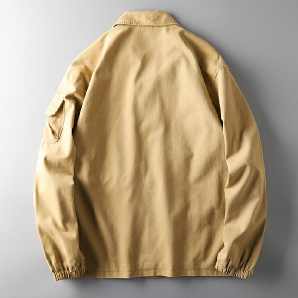 American Vintage Men's Trench Coat Work Jacket