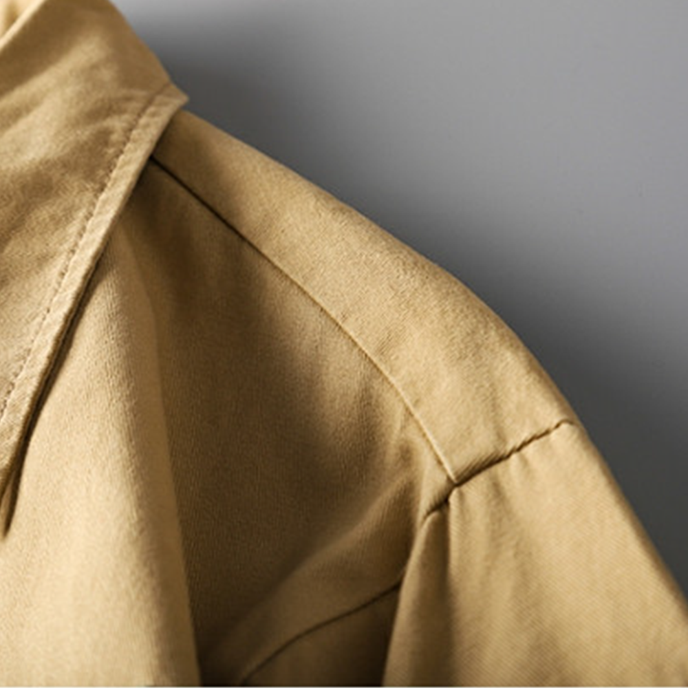 American Vintage Men's Trench Coat Work Jacket