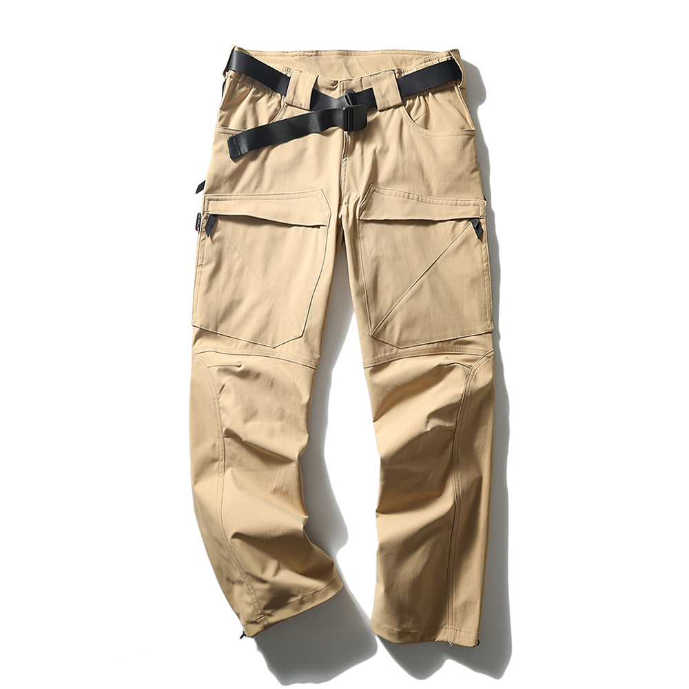 Men's Waterproof Windproof Workwear Pants with Quick-Dry Function