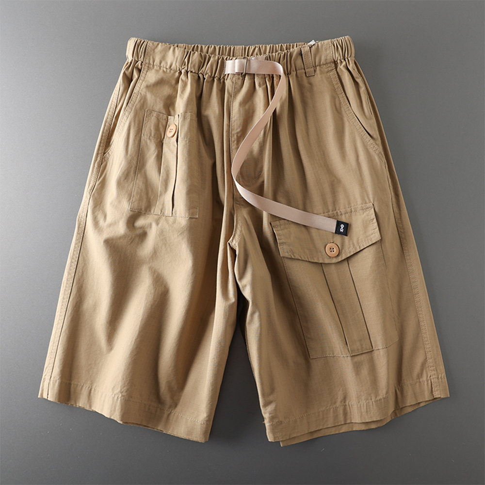 Workwear Shorts Men's American Hip-Hop Capri Pants