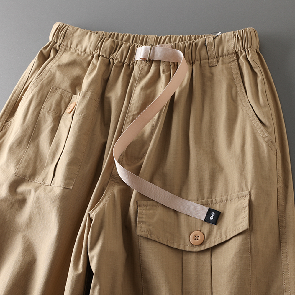 Workwear Shorts Men's American Hip-Hop Capri Pants