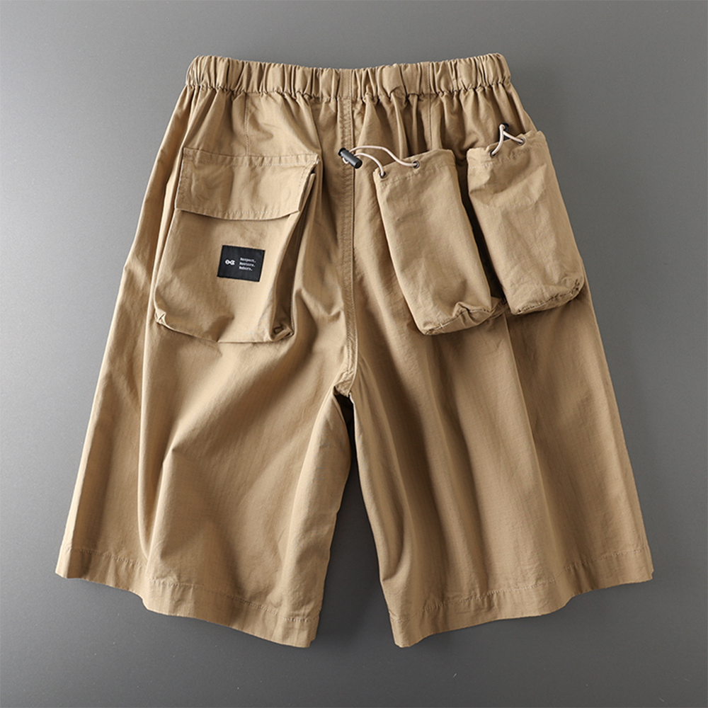 Workwear Shorts Men's American Hip-Hop Capri Pants