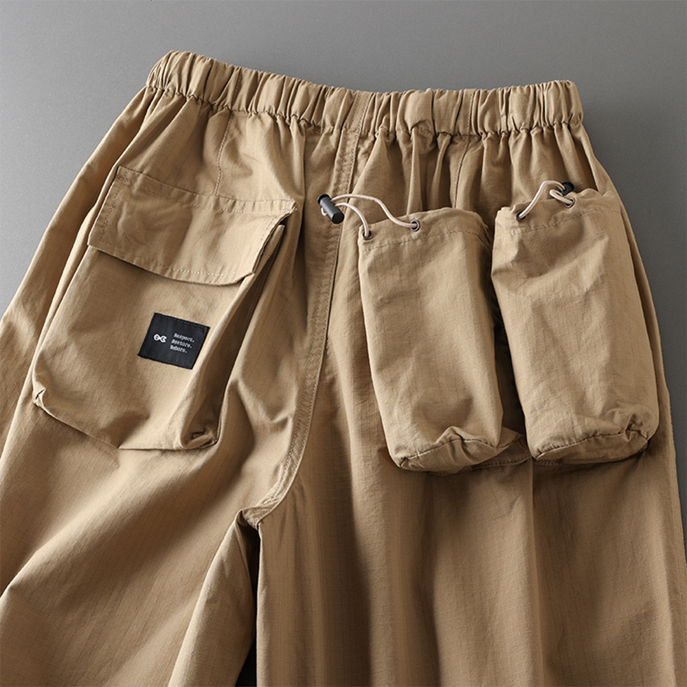 Workwear Shorts Men's American Hip-Hop Capri Pants