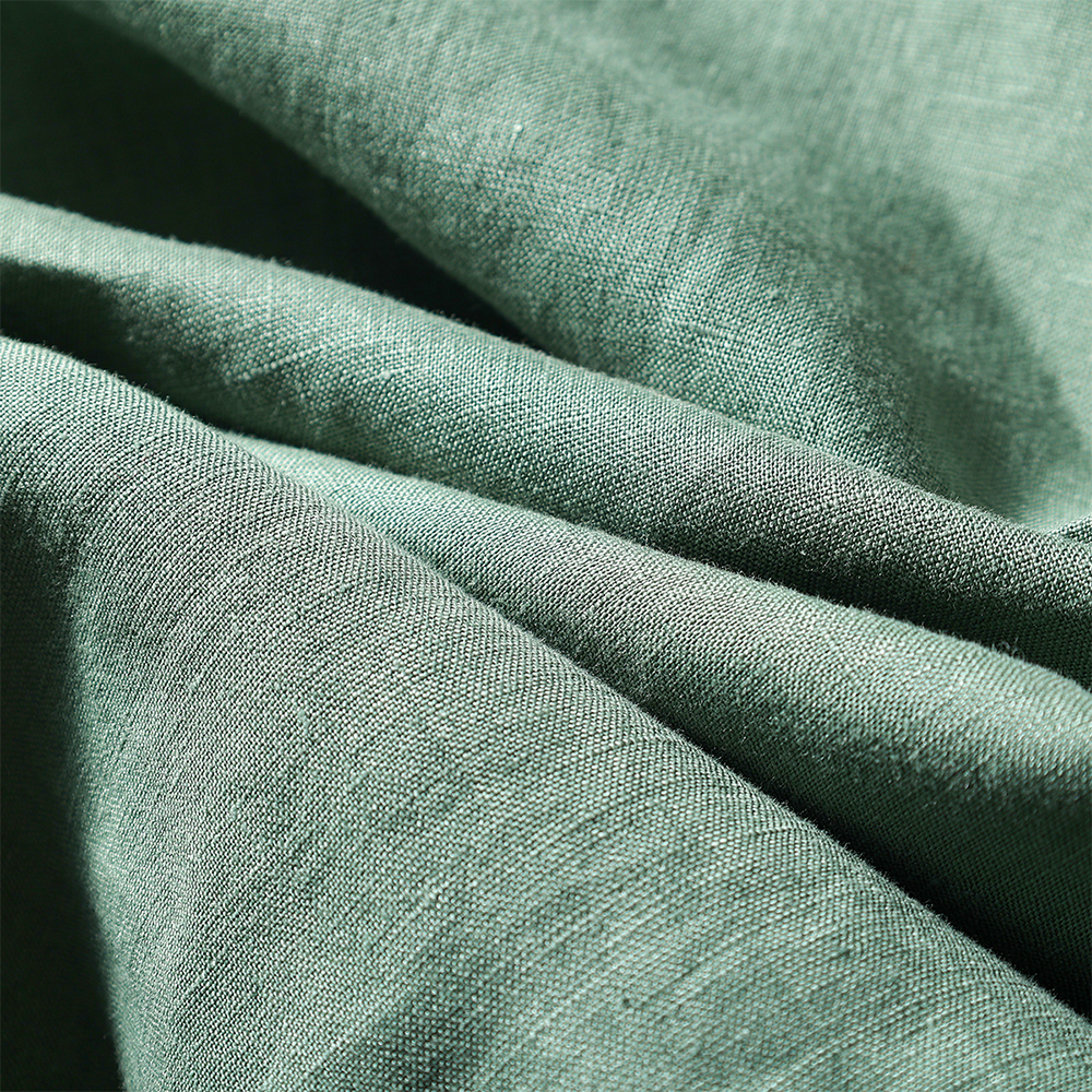 Pure Linen Short-Sleeve Shirt, Loose Fit Jacket