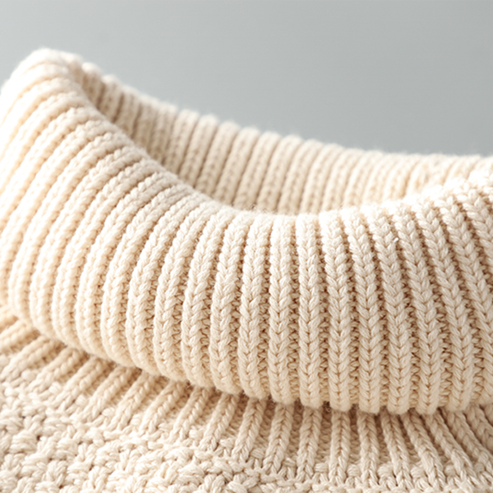 Thick Cable Knit Vintage Chunky Turtleneck Sweater