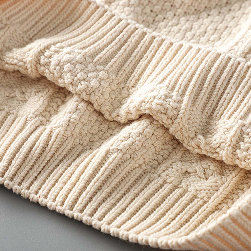 Thick Cable Knit Vintage Chunky Turtleneck Sweater