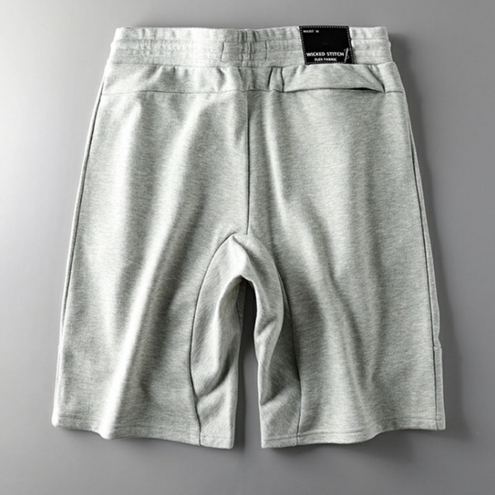 Drawstring Sports Capri Shorts