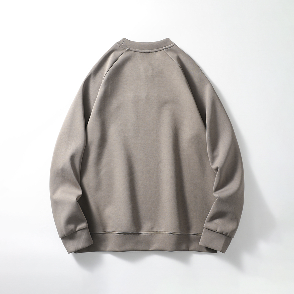 Crew Neck Mulley Space Cotton Casual Sweatshirt