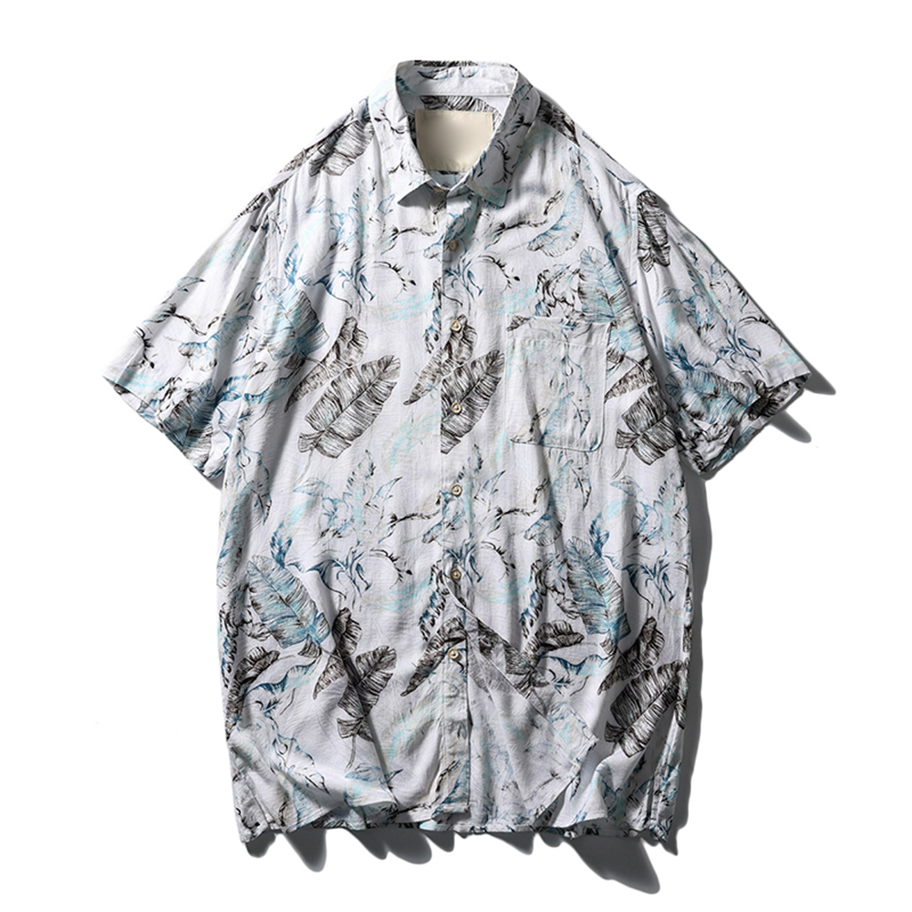 Hawaiian Baroque Floral Beach Shirt