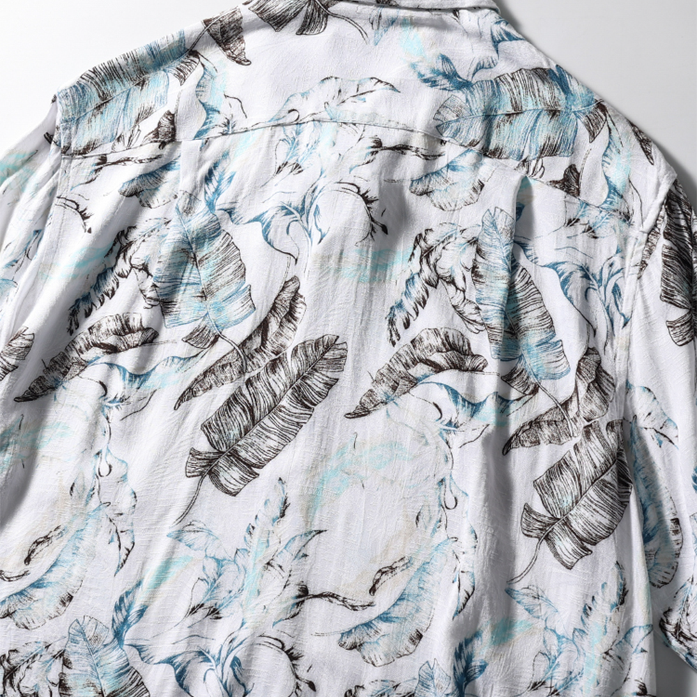 Hawaiian Baroque Floral Beach Shirt