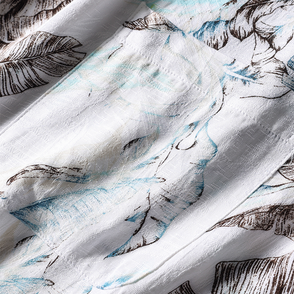 Hawaiian Baroque Floral Beach Shirt