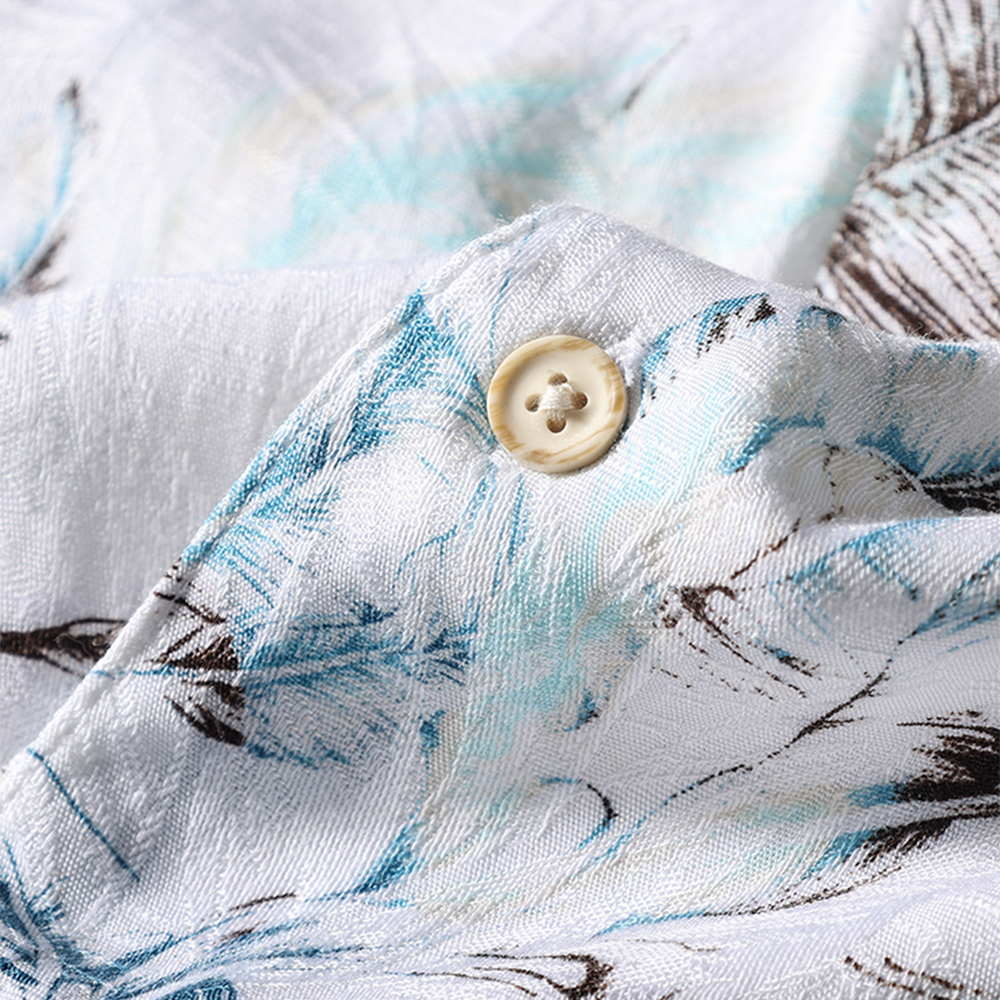 Hawaiian Baroque Floral Beach Shirt