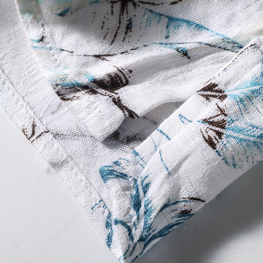 Hawaiian Baroque Floral Beach Shirt