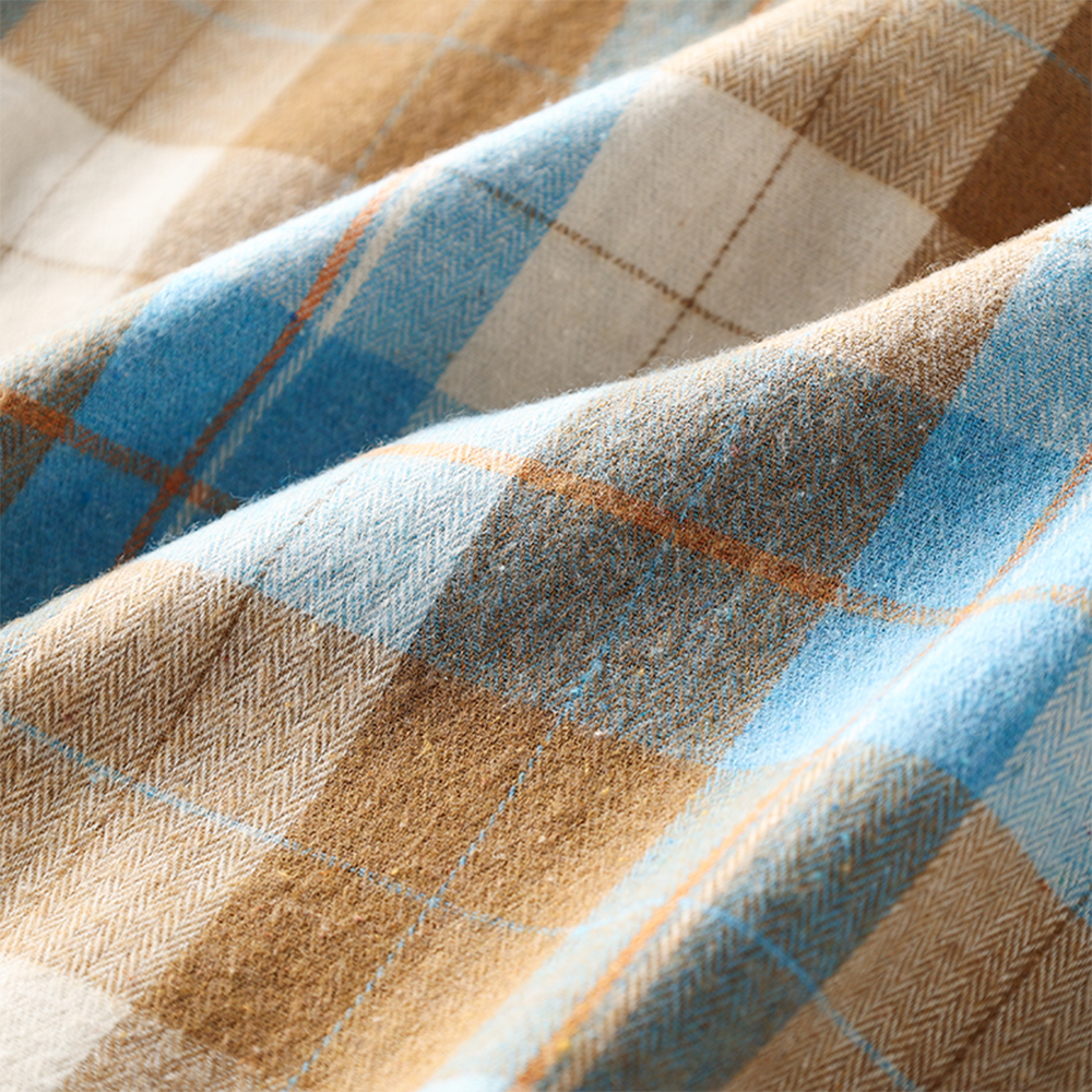 Vintage Plaid Long Sleeve Shirt