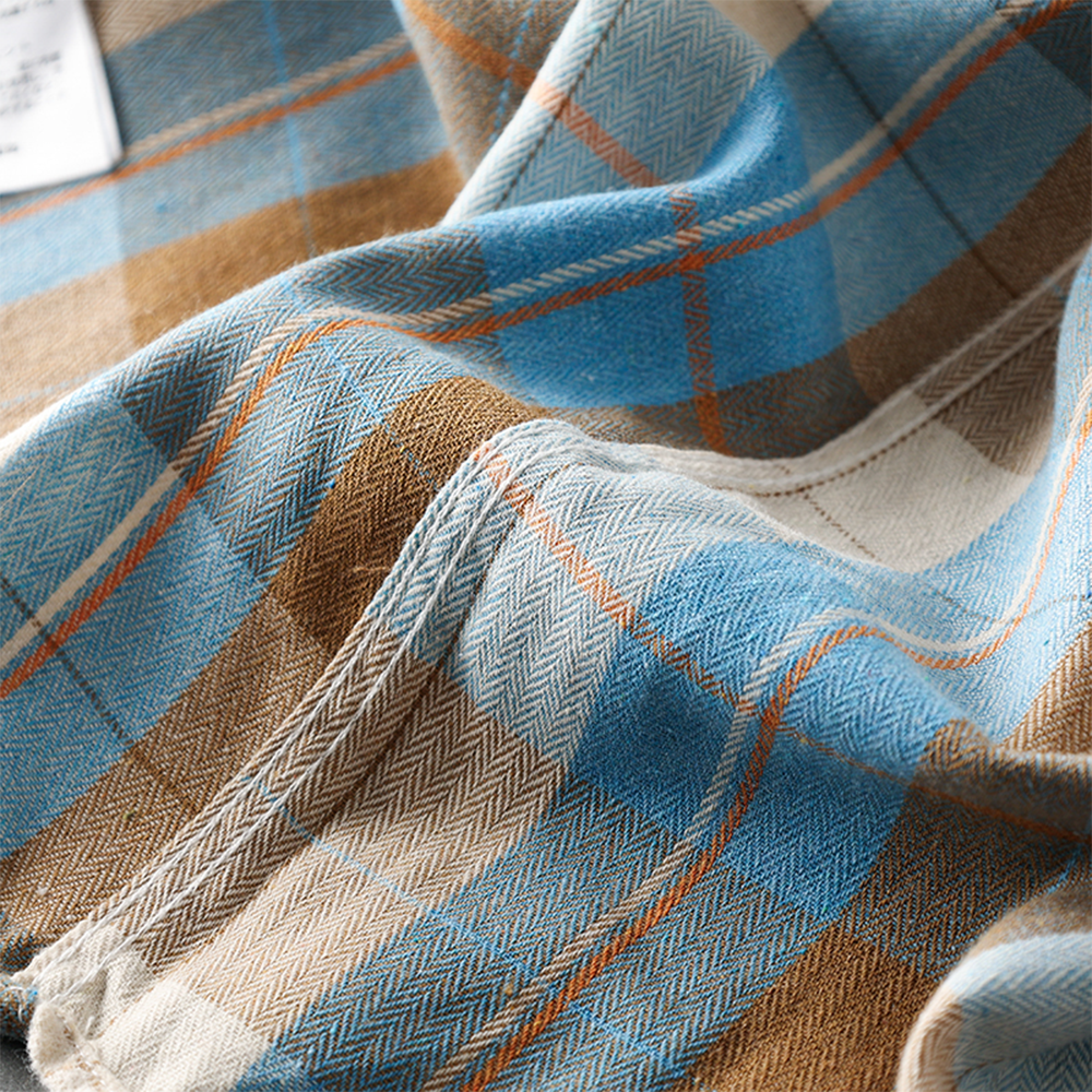 Vintage Plaid Long Sleeve Shirt