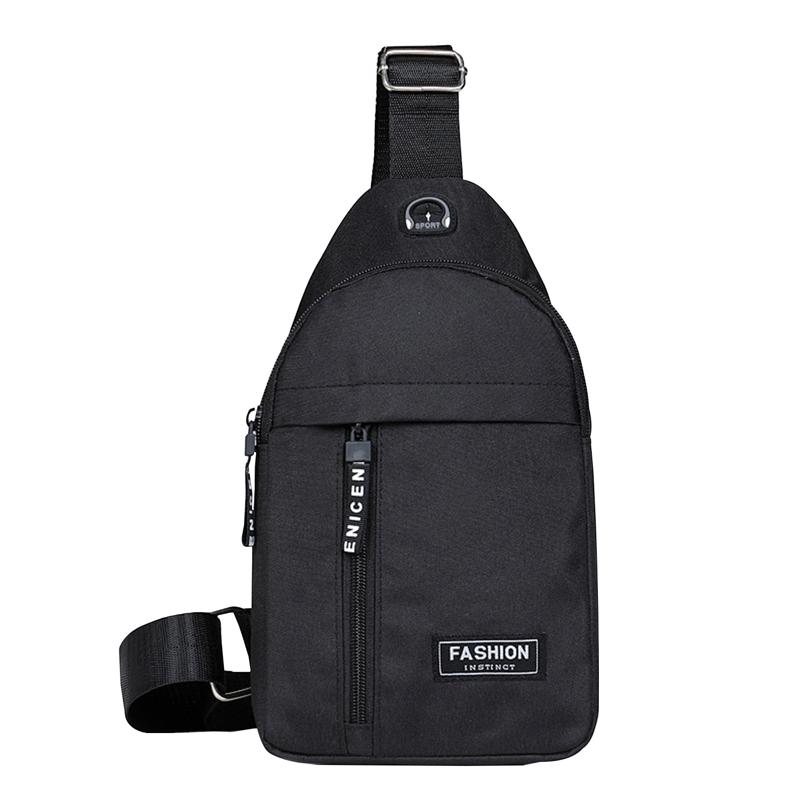 Crossbody Chest Single Shoulder Waterproof Sling Wallet with One Shoulder Strap Travel Bag