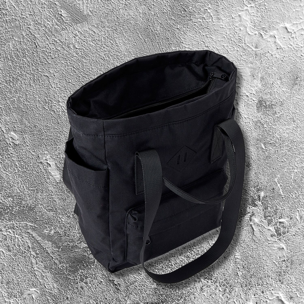 Women's Hands Free Convertible Tote Bag Backpack Black