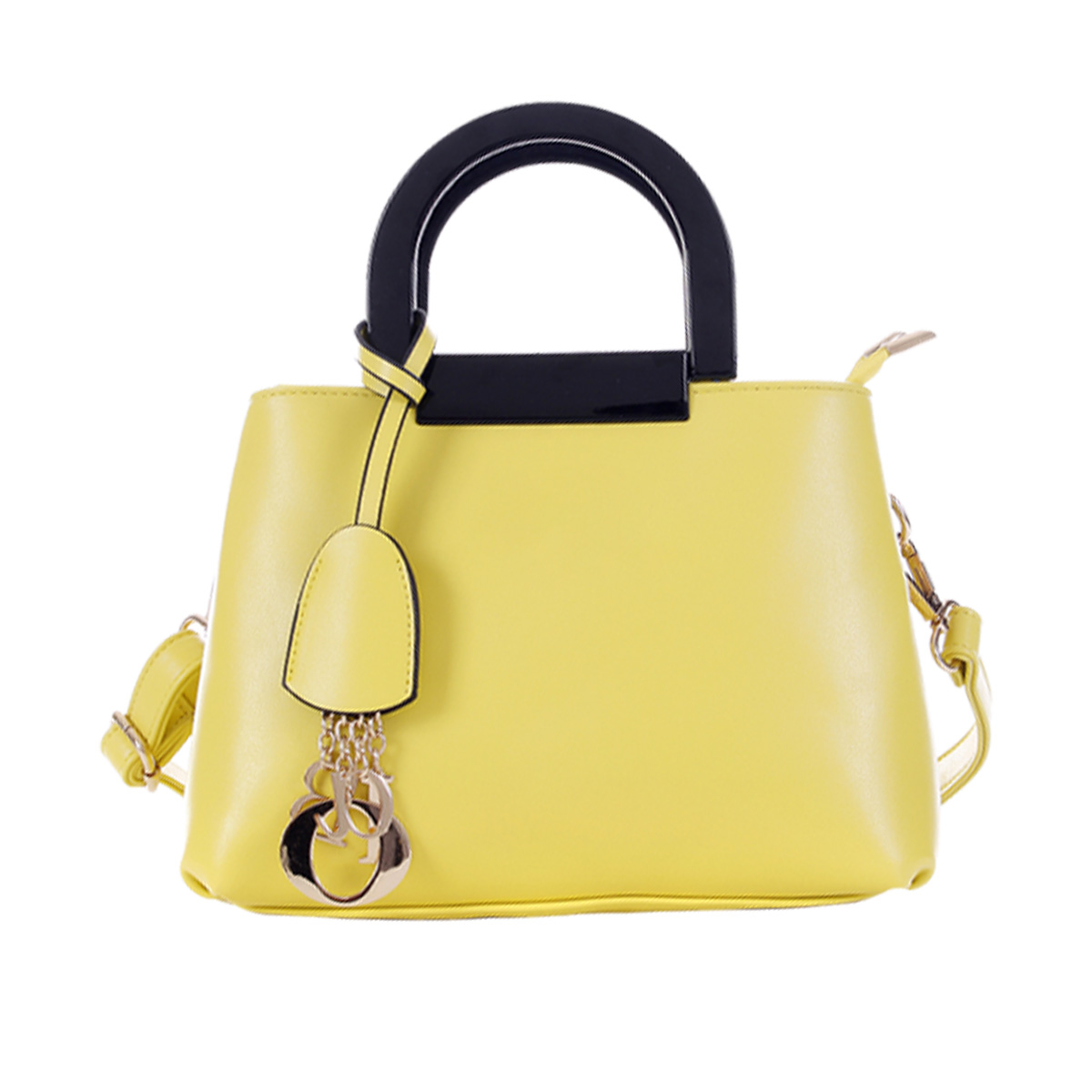 Simple real leather bag, fashionable and grand handbag