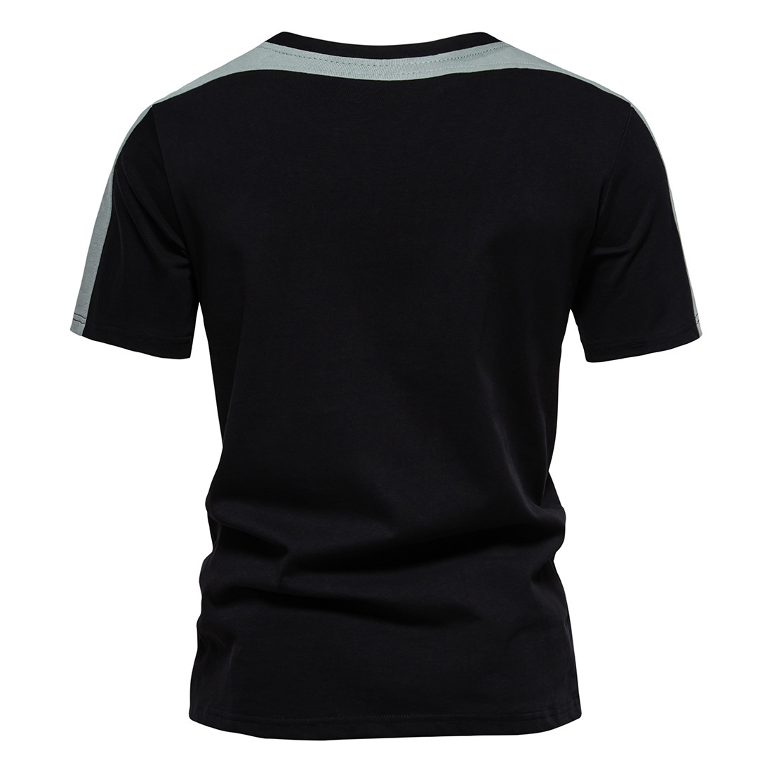 Men's Cotton Colorblock Short Sleeve T-Shirt