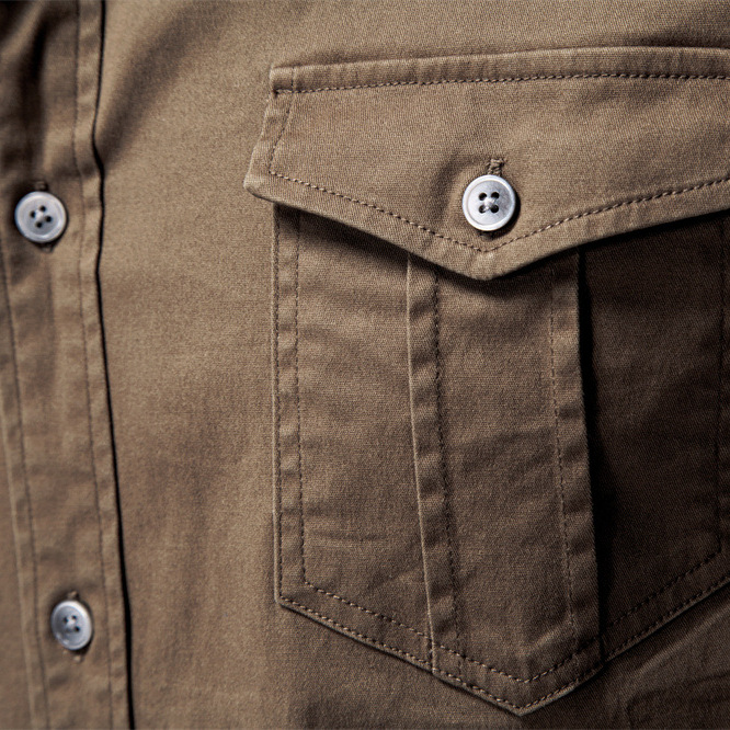 Men’s Classic Denim Button-Up Shirt