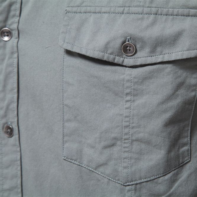 Men's Cotton Comfy Long Sleeve Lapel Shirt With Pocket