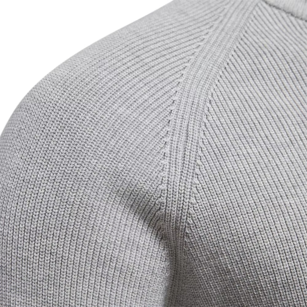 Men's Mock Neck Pullover Quarter Zipper Sweater