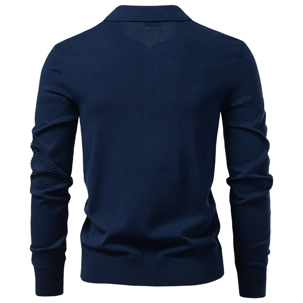 Men’s Knit Polo Sweater