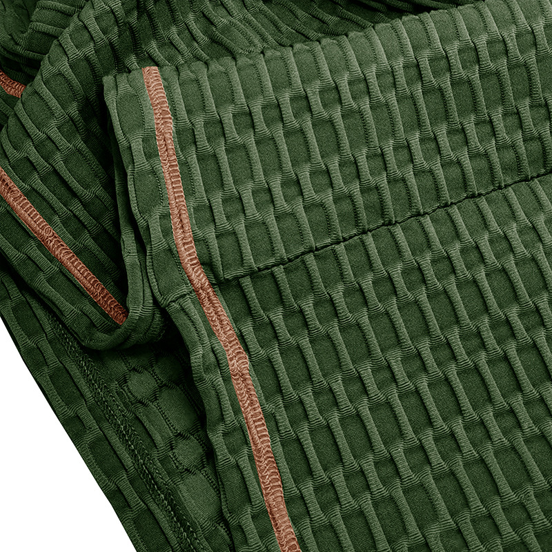 Men's Athletic Breathable Long Sleeve Henley T-shirt