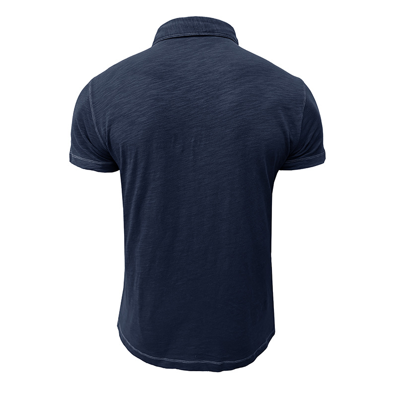 Men's Casual Cotton Henley T-Shirt