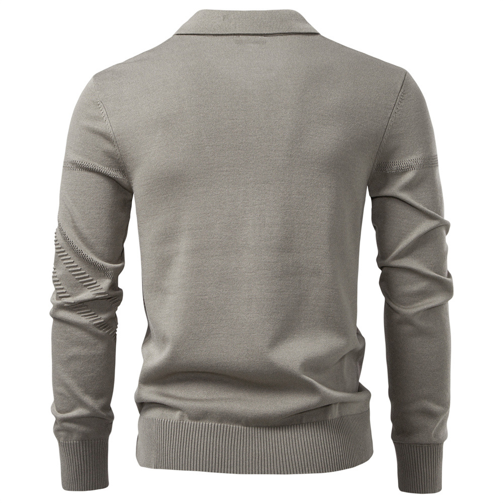 Men’s Knit Polo Sweater