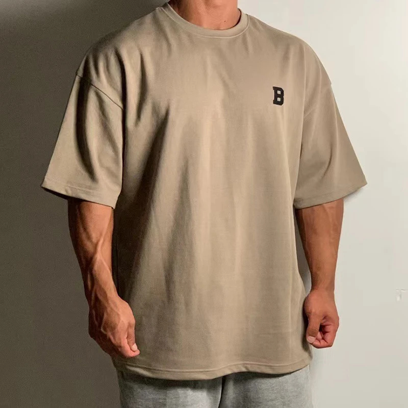 Men's Oversized Heavyweight Cotton Short Sleeve T-shirt