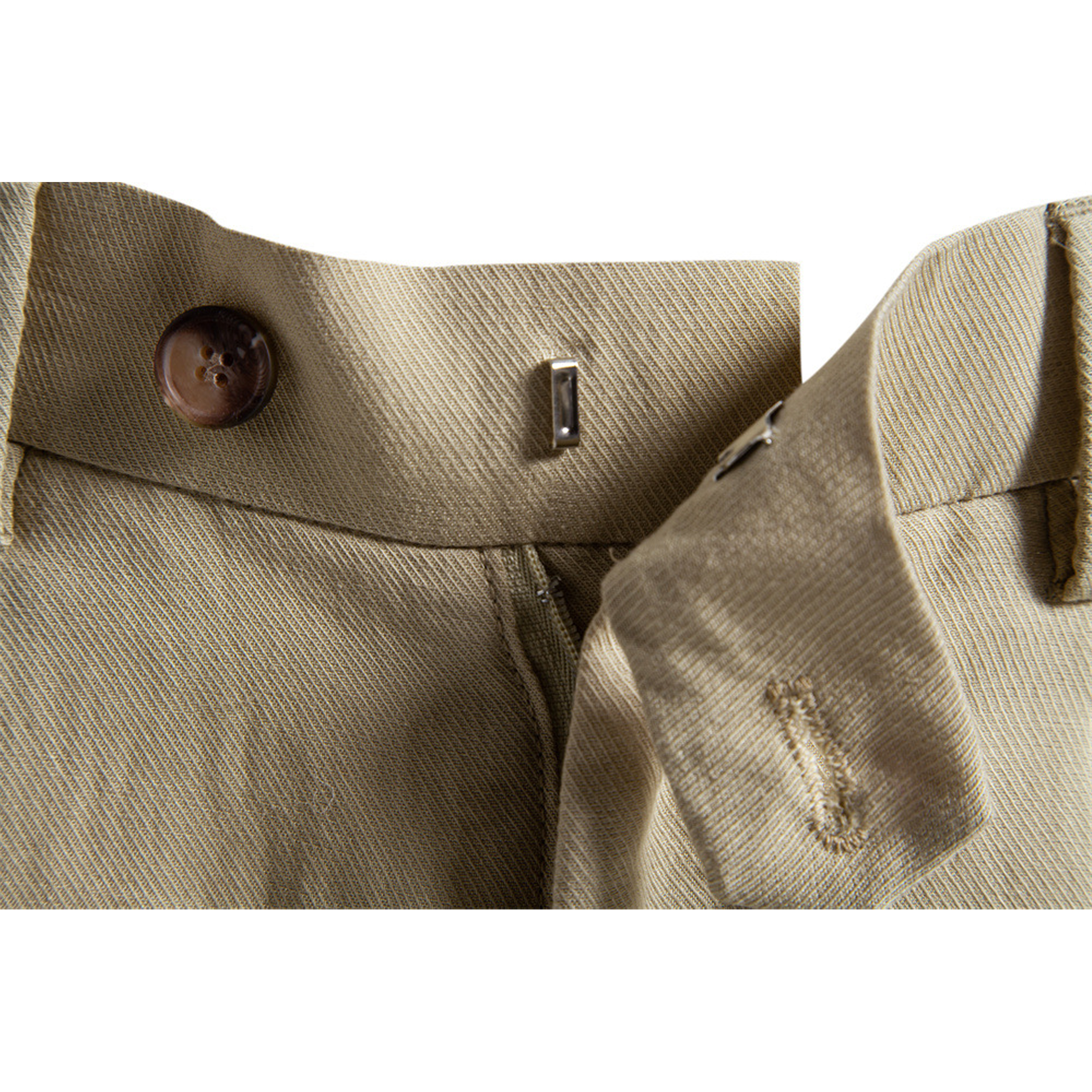 Men's Lyocell Elastic Waist Bermuda Shorts with Pockets