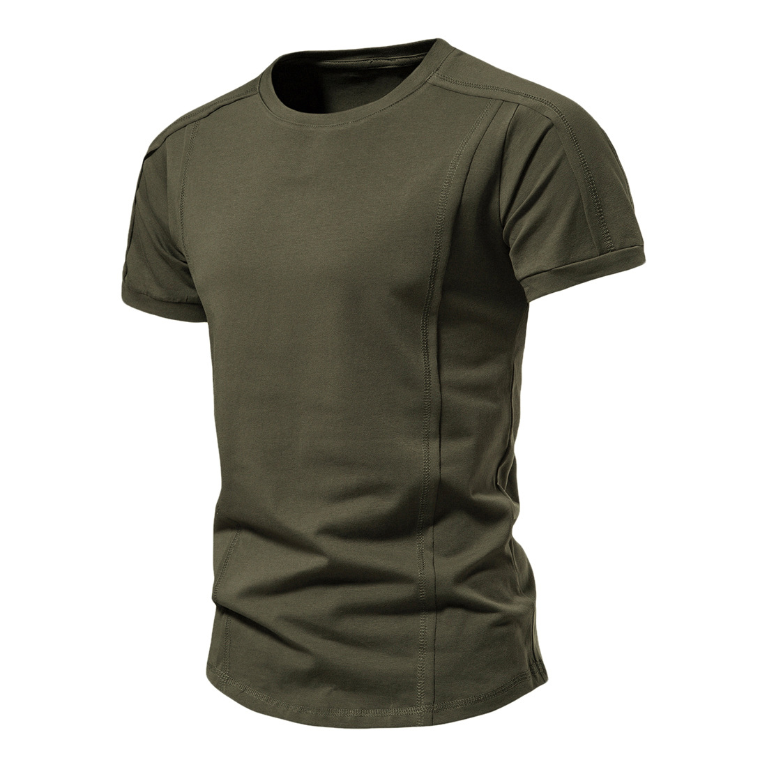 Men's Athletic Casual Basic Cotton Short-Sleeve T-Shirt