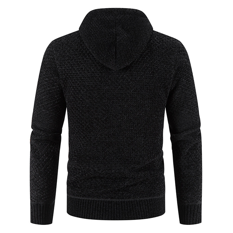 Men's Ribbed Knit Warm Cardigan Sweater
