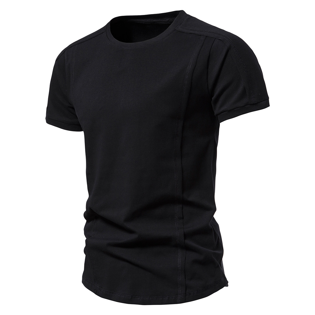 Men's Athletic Casual Basic Cotton Short-Sleeve T-Shirt