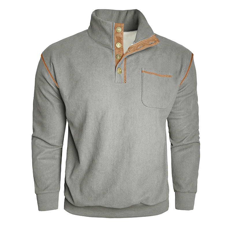 Men's Corduroy Fleece Pullover