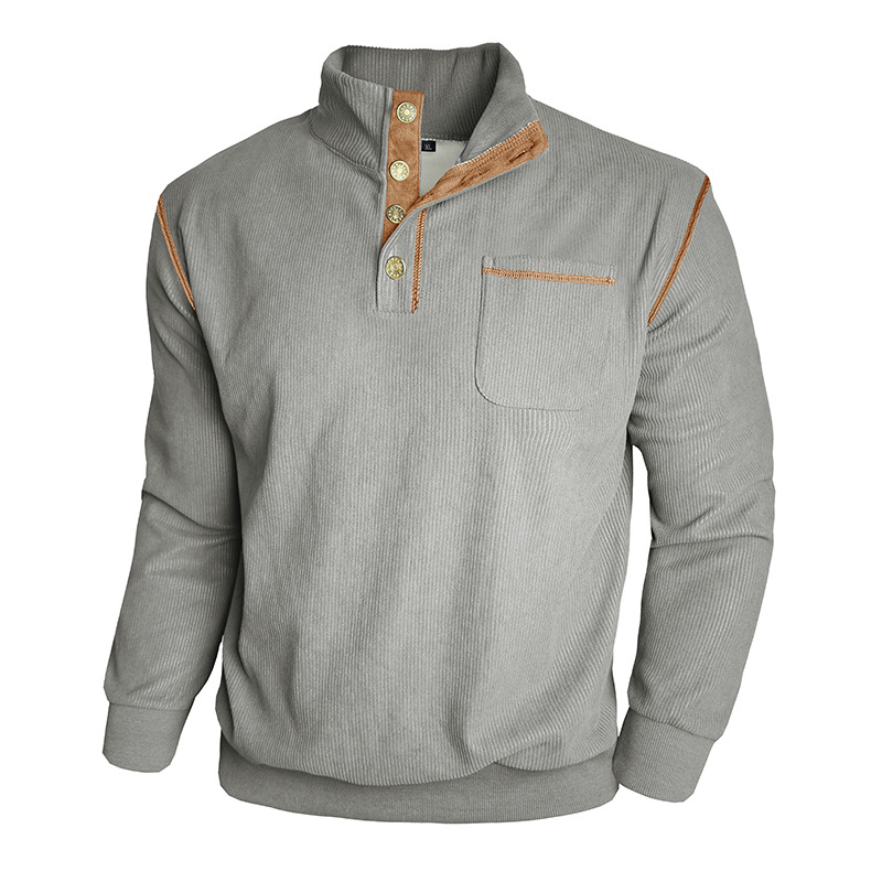 Men's Corduroy Fleece Pullover