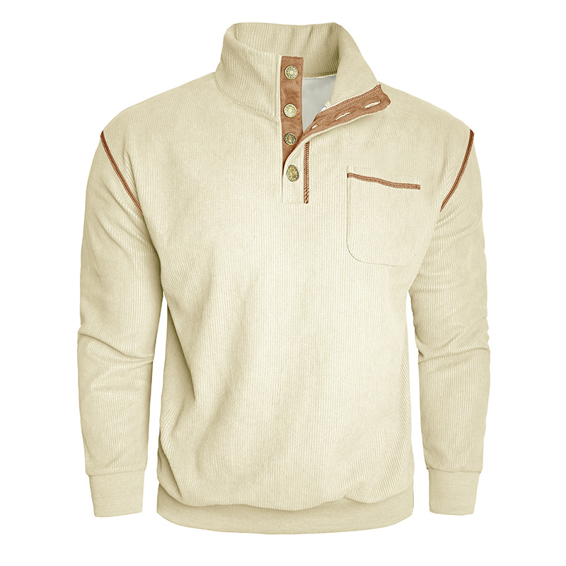 Men's Corduroy Fleece Pullover