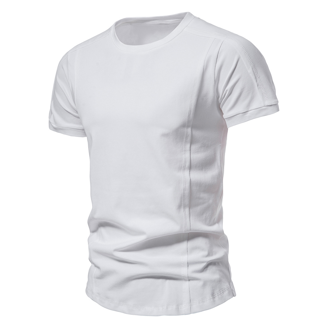 Men's Athletic Casual Basic Cotton Short-Sleeve T-Shirt