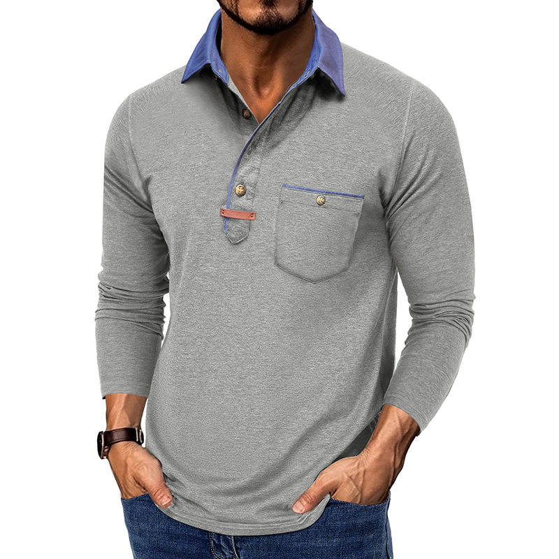 Men’s Long Sleeve Polo Shirt