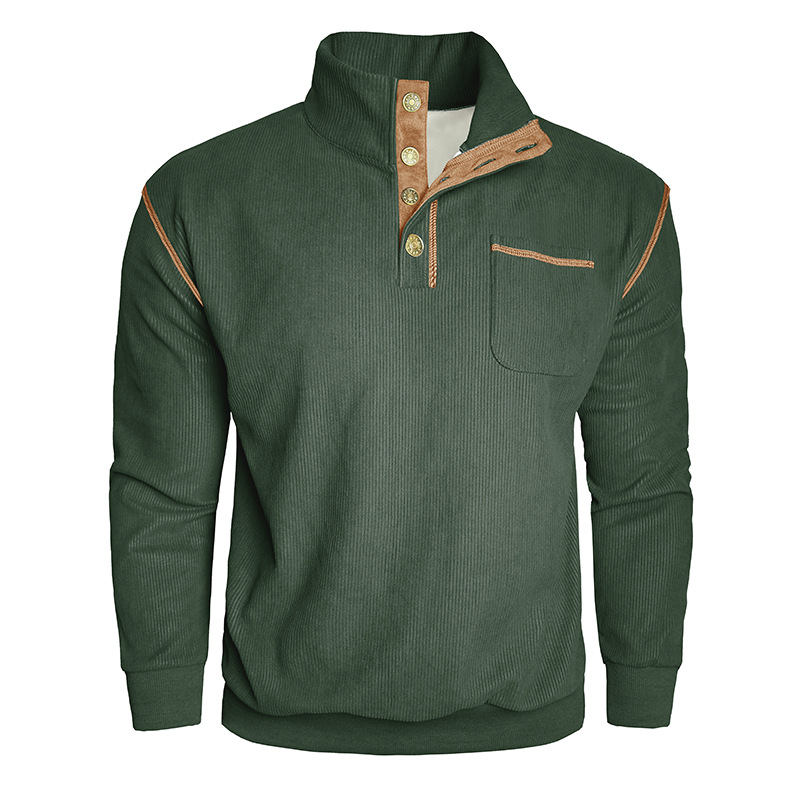 Men's Corduroy Fleece Pullover